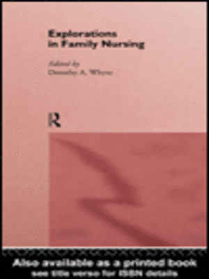 cover image of Explorations in Family Nursing